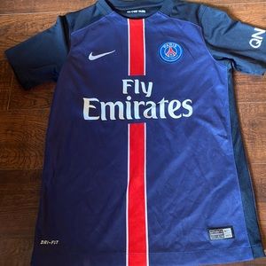 Kids soccer Jersey blue Nike fry fit size medium